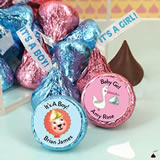 Hershey Exclusive "It's A Girl/Boy" Plume Baby Shower Kisses