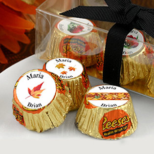 Fall Theme Wedding Hersheys Reese's (4 designs available)