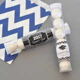 "Hats off to You" Personalized Graduation Candy Tubes