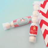 "A Winter Holiday" Personalized Candy Tubes