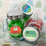 <em>Design Your Own Collection</em> Glass Mason Jars - Holiday Themed
