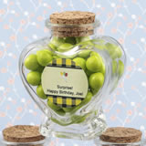 All Events Personalized Expressions Collection heart shaped glass jars