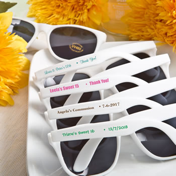 Anniversary, Religious, Sweet 16  Personalized Sunglasses from Fashioncraft
