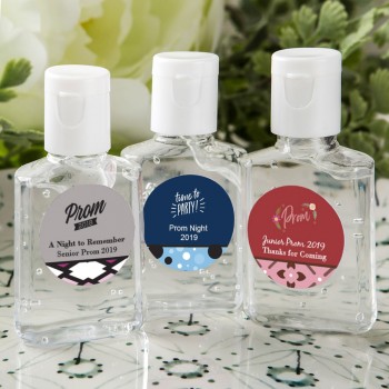 personalized expressions hand sanitizer favors 30 ml size- prom design
