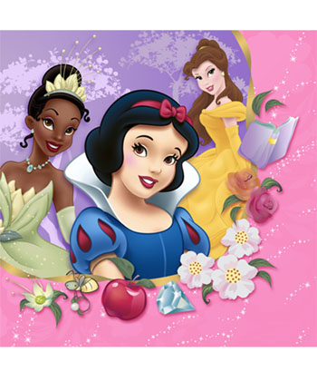 Beverage Napkins - Disney's Princess Dreams