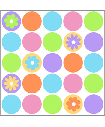 Beverage Napkins - Spring Dots