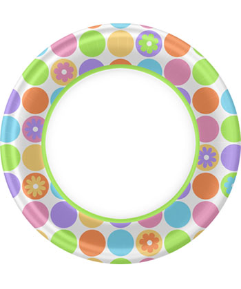 Dinner Plates - Spring Dots