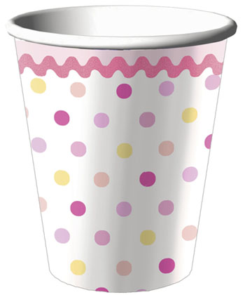 9-oz Cups - Tickled Pink