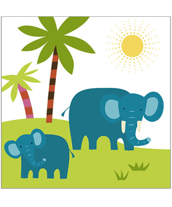 Luncheon Napkins - Whimsical Ark