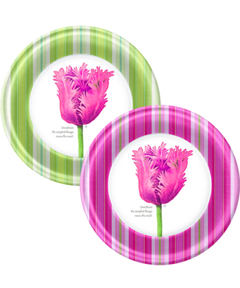 Dessert Plates - Bastin Peonies