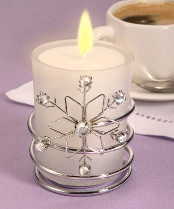 Snowflake Candles
