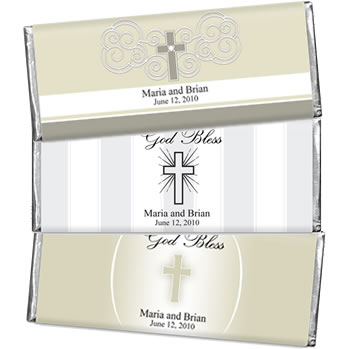 Hersheys Communion Theme 1.5 oz Chocolates Wedding Favors (3 designs available)