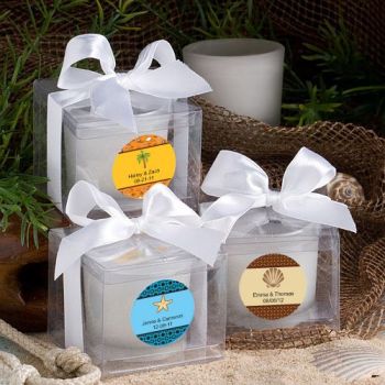 Fashioncraft's Personalized Expressions  Collection Candle Favors - Beach