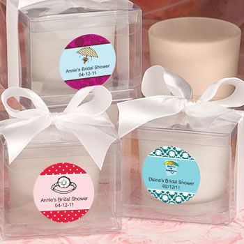Fashioncraft's Personalized Expressions  Collection Candle Favors - Bridal Shower