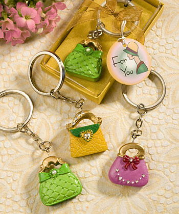 Whimsical Purse Design Key Chain Favors