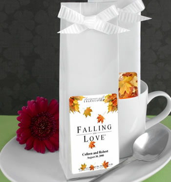 Fall Personalized Coffee Wedding Favors