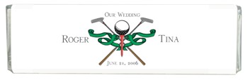 Wedding Chocolate Bars - Golf Theme