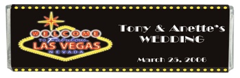 Wedding Chocolate Bars - Las Vegas