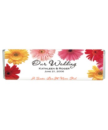 Wedding Chocolate Bar - Gerber