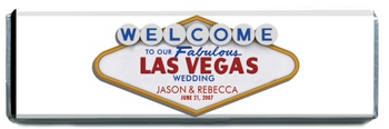 Wedding Chocolate Bars - Vegas Theme