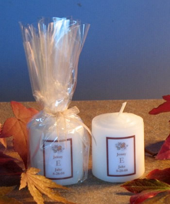 Fall Leaf Motif Small Favor - 1.75" tall