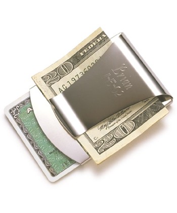 Engraved Money Clip/Credit Card Holder