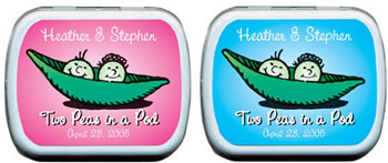 Baby Shower Mint Tins - Baby Shower Peas in a Pod