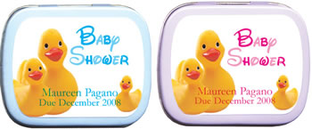 Baby Shower Mint Tins - Baby Shower Duck, Duck, Duck