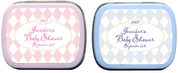Baby Shower Mint Tins - Baby Shower Dandy Diamonds