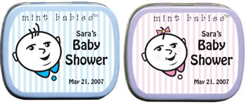Baby Shower Mint Tins - Baby Shower Mint Babies