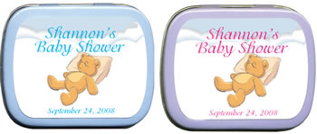 Baby Shower Mint Tins - Baby Teddy Love