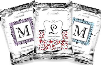 Personalized Monogram Coffee Wedding Favors - Single-Letter (9 Designs Available)