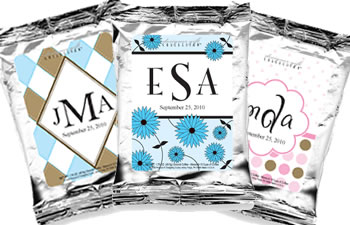 Personalized Monogram Coffee Wedding Favors (25 Designs Available)