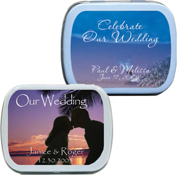 Wedding Mint Tins - Beach / Tropical (8 designs available)