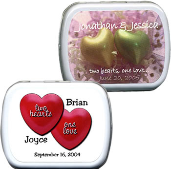 Wedding Mint Tins - Hearts (3 designs available)