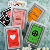 <em>Sweet Sixteen Themed Personalized Playing Cards</em>