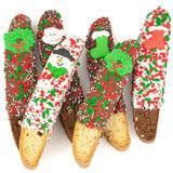 Christmas Dipped & Decorated Biscotti