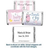 Baby Shower Hersheys Mini Chocolates - <b>Girls</b>