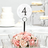 Filigree Table Number Cards