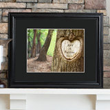 Personalized Tree of Love Print with Wood Frame