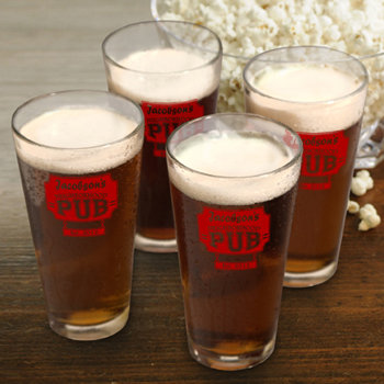 Personalized Pub Beer Mug Set