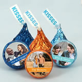 Photo Colored Foil Hershey's Kisses Favors