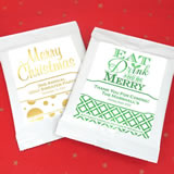 Holiday Metallic Foil Cocoa Favors