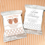 Metallic Foil Coffee Favors (Silver)