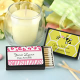 Baby Personalized Matches - Set of 50 (Black Box)