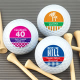 Adult Birthday Golf Ball Favors