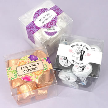 Clear Wedding Favor Boxes (2 x 2 x 2) - Nice Price Favors