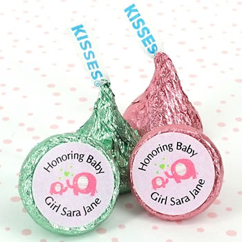 Baby Shower Hersheys Kisses - Girls