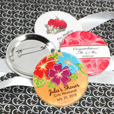 Personalized Wedding Buttons (2.25") - Floral Designs