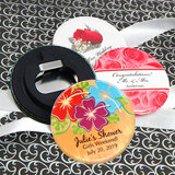 Personalized Wedding Bottle Opener (2.25") - Floral Designs